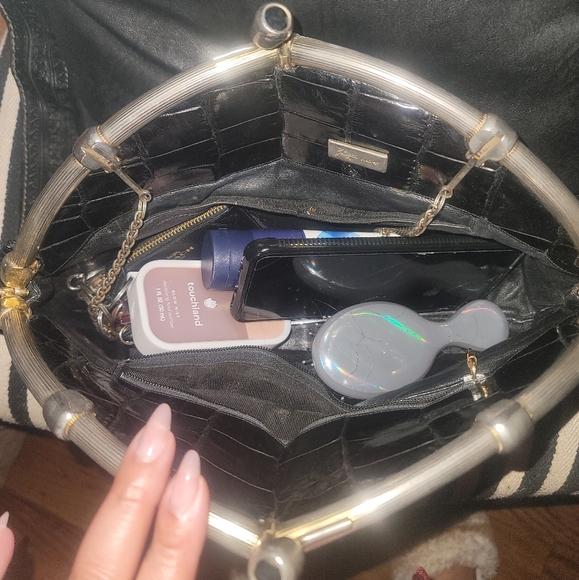 Judith Leiber Large Alligator Clutch - Picture 9 of 9